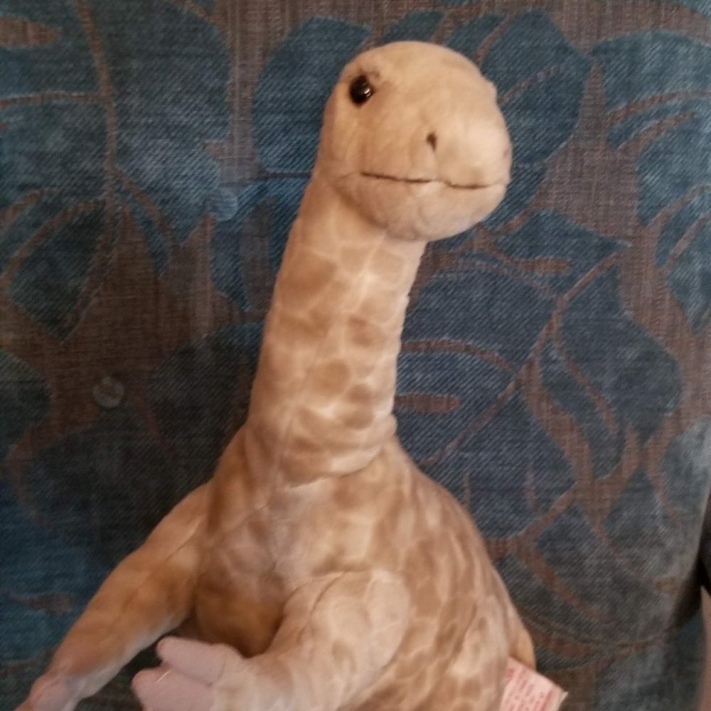 Adorable roaring dinosaur, EUC